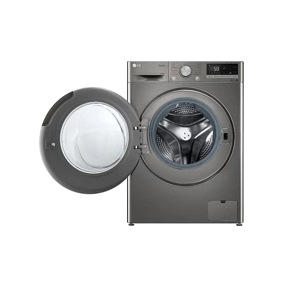 Lava e Seca LG VC4 Smart com Inteligência Artificial 14kg Inox Look CV5014PC4 127V
