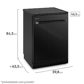 Lava-Louças Electrolux LP14V 14 Serviços Pro Series – Preta 110V