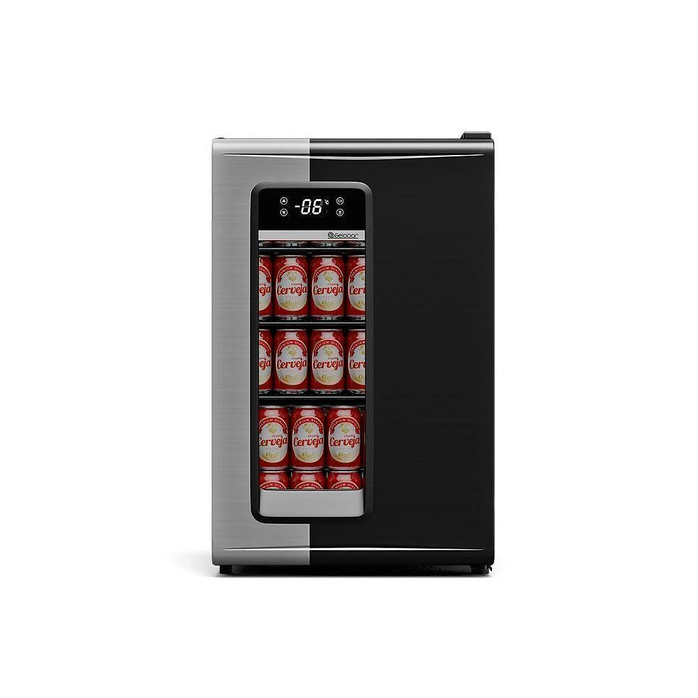 Cervejeira GRB-100 com Refrigeração por Ar Forçado Preto Gelopar 110V