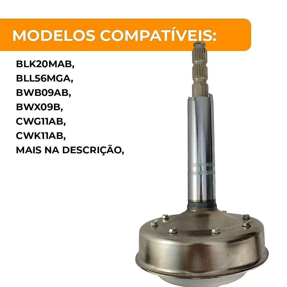 Cambio Mecanismo Eixo Curto Brastemp / Mondial 9kg A 11kg - Alado