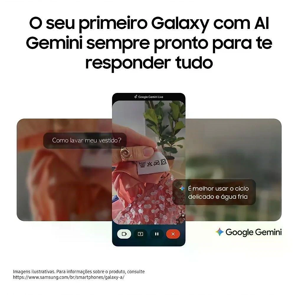 Smartphone Samsung Galaxy A17 5G 4GB RAM 128GB Câmera 50MP Tela Super AMOLED 6,7