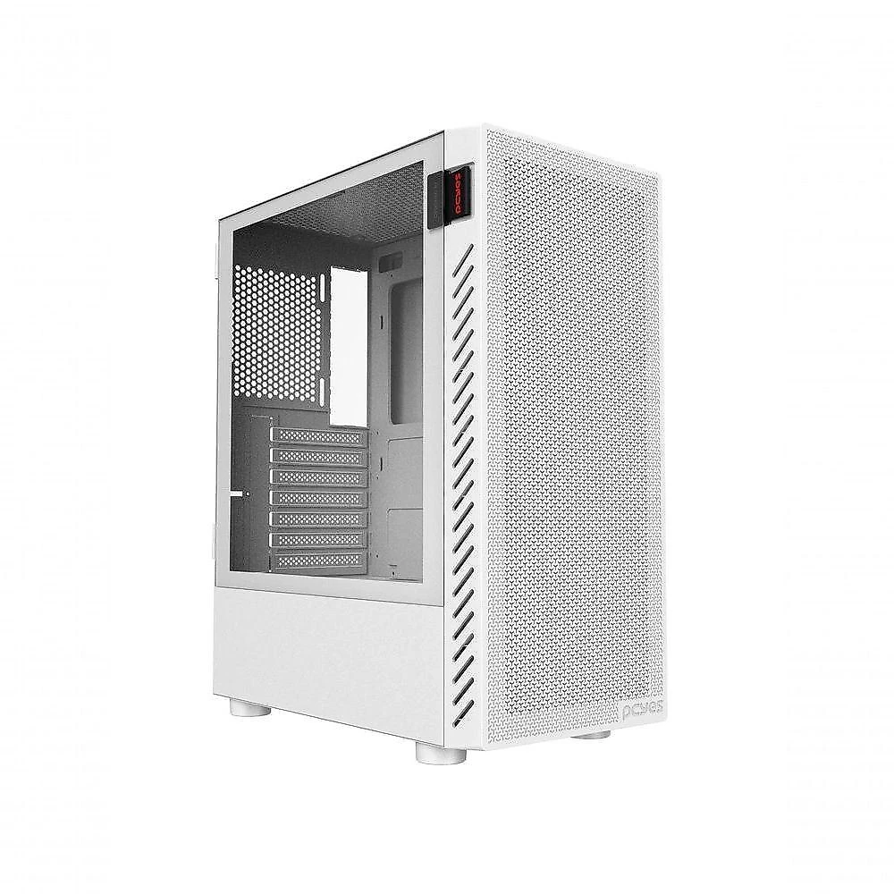 Gabinete Gamer Mid-Tower Bolter White Ghost GBWGPBR Lateral em Vidro Branco Pcyes