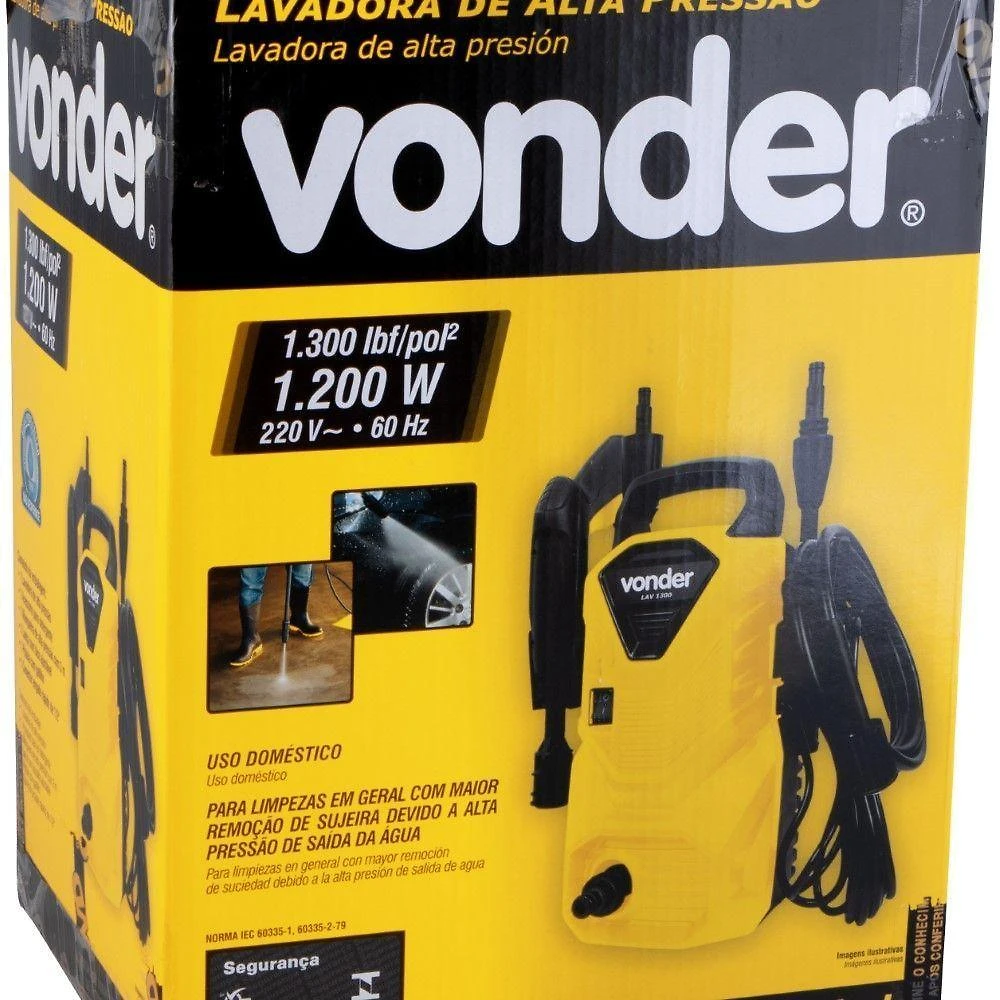 Lavadora Alta Pressao 1300 Lbf-pol Lav1300 Vonder 220V