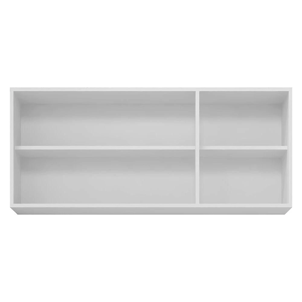 Conjunto De Armários Aéreo Cozinha Planejada Lux 120cm E 70cm 100% Mdf Branco Tx Fosco - Desk Design