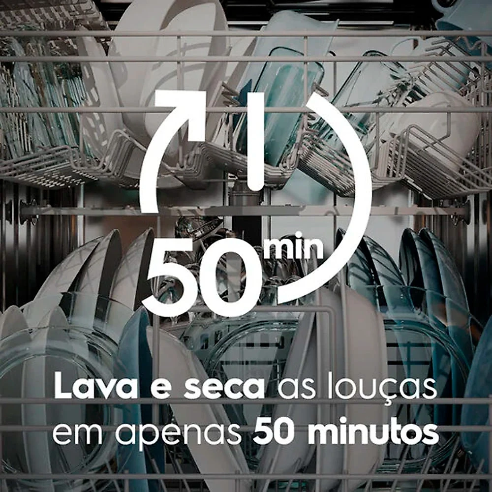 Lava-Louça Electrolux 10 Serviços Programa Lava e Seca 50 min Preta - LP10E Preto - 110V