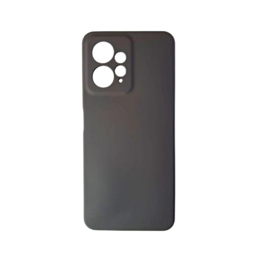 Capa Capinha Silicone Aveludado Preto Para Redmi Note 12 4g