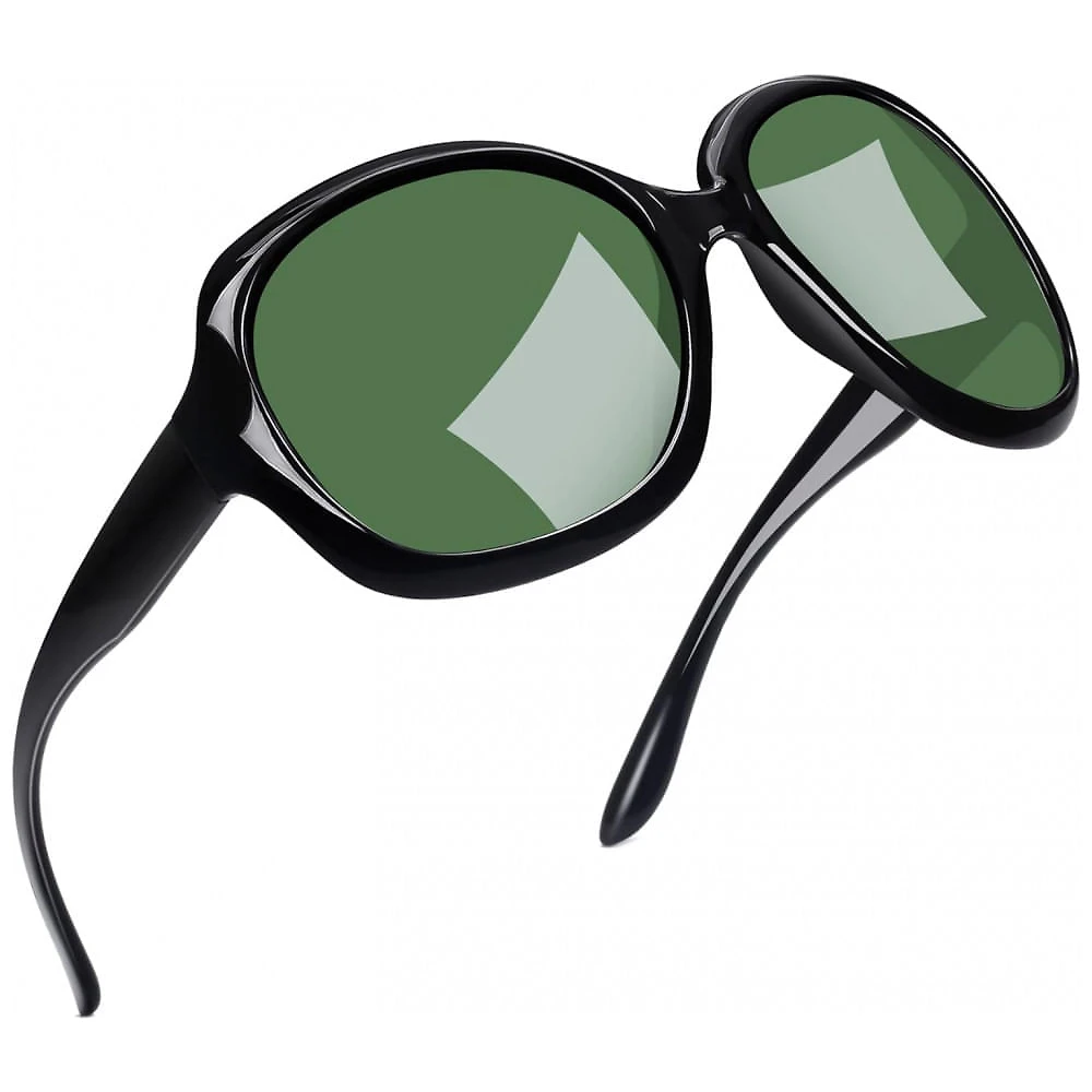 Óculos de Sol Feminino com Proteção UV, Joopin B23, Preto