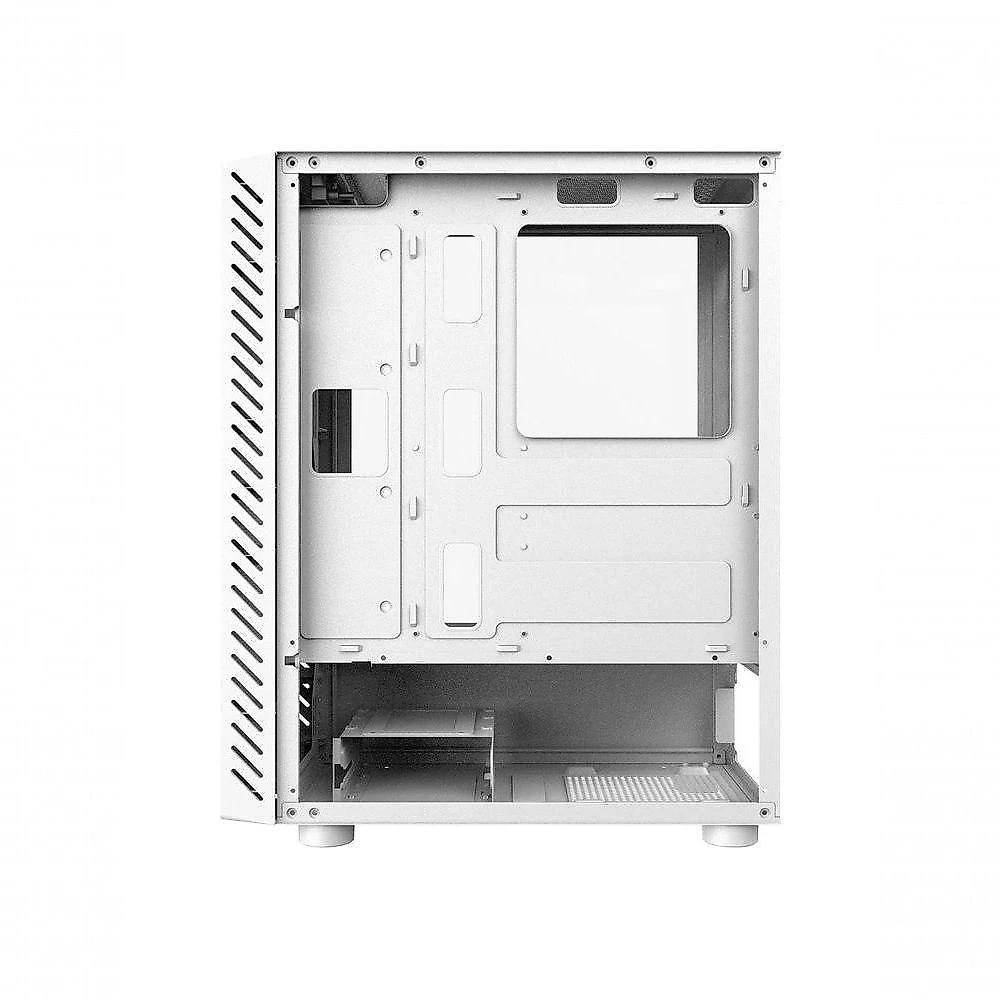 Gabinete Gamer Mid-Tower Bolter White Ghost GBWGPBR Lateral em Vidro Branco Pcyes