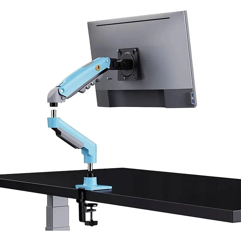 Suporte de Mesa Articulado para Monitor de 17" a 30" North Bayou, Ajustes com Pistão a Gás, Azul - F80-XM NB