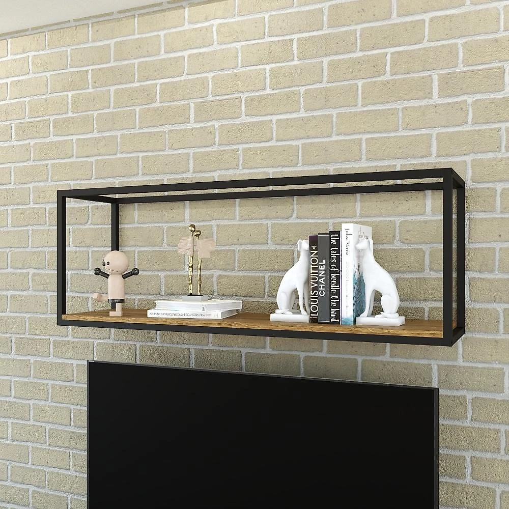 Nicho Aéreo Estilo Industrial 120cm Active Yescasa Lamina Mel