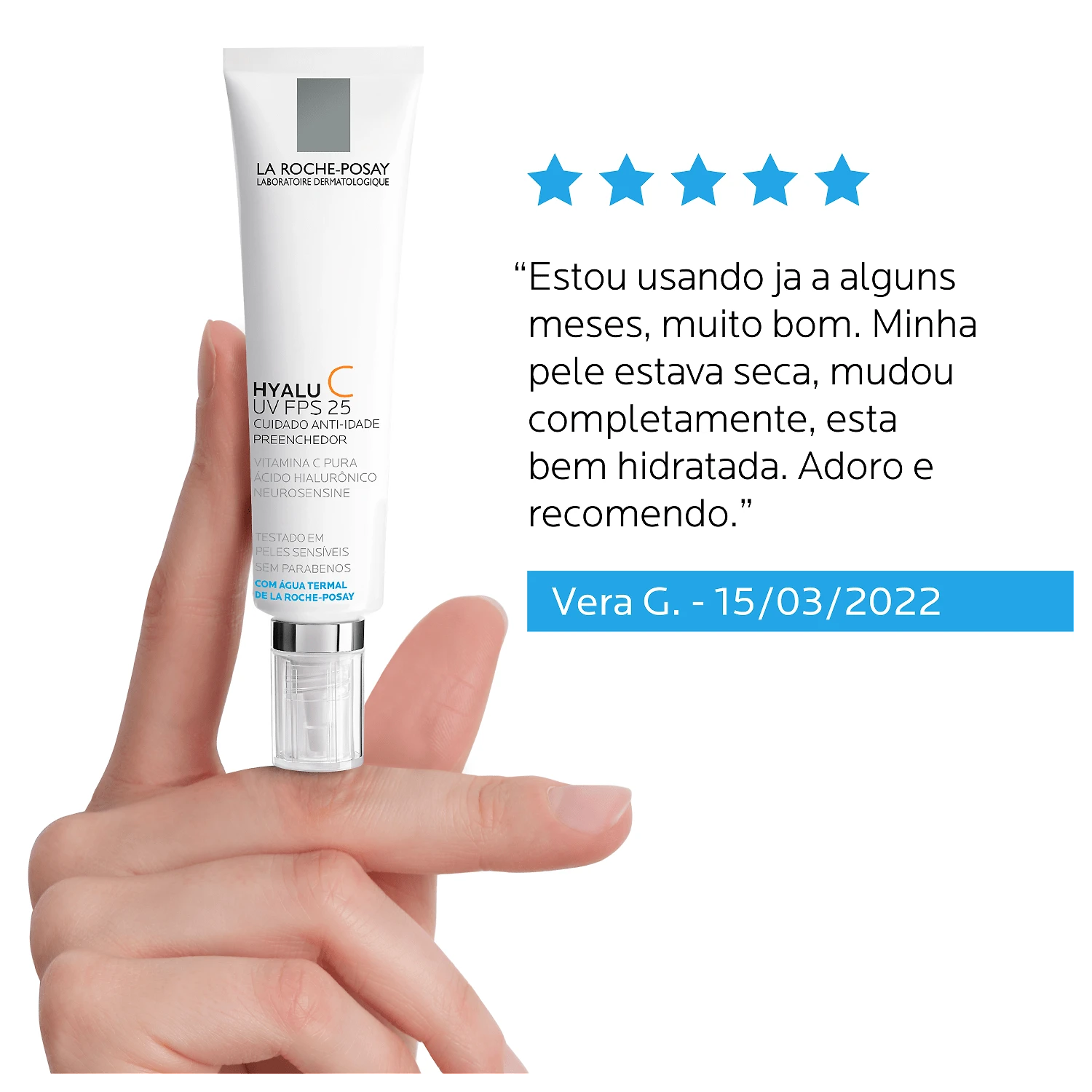 Miniatura La Roche-Posay Redermic Hyalu C UV FPS 25 - Anti-Idade 40ml