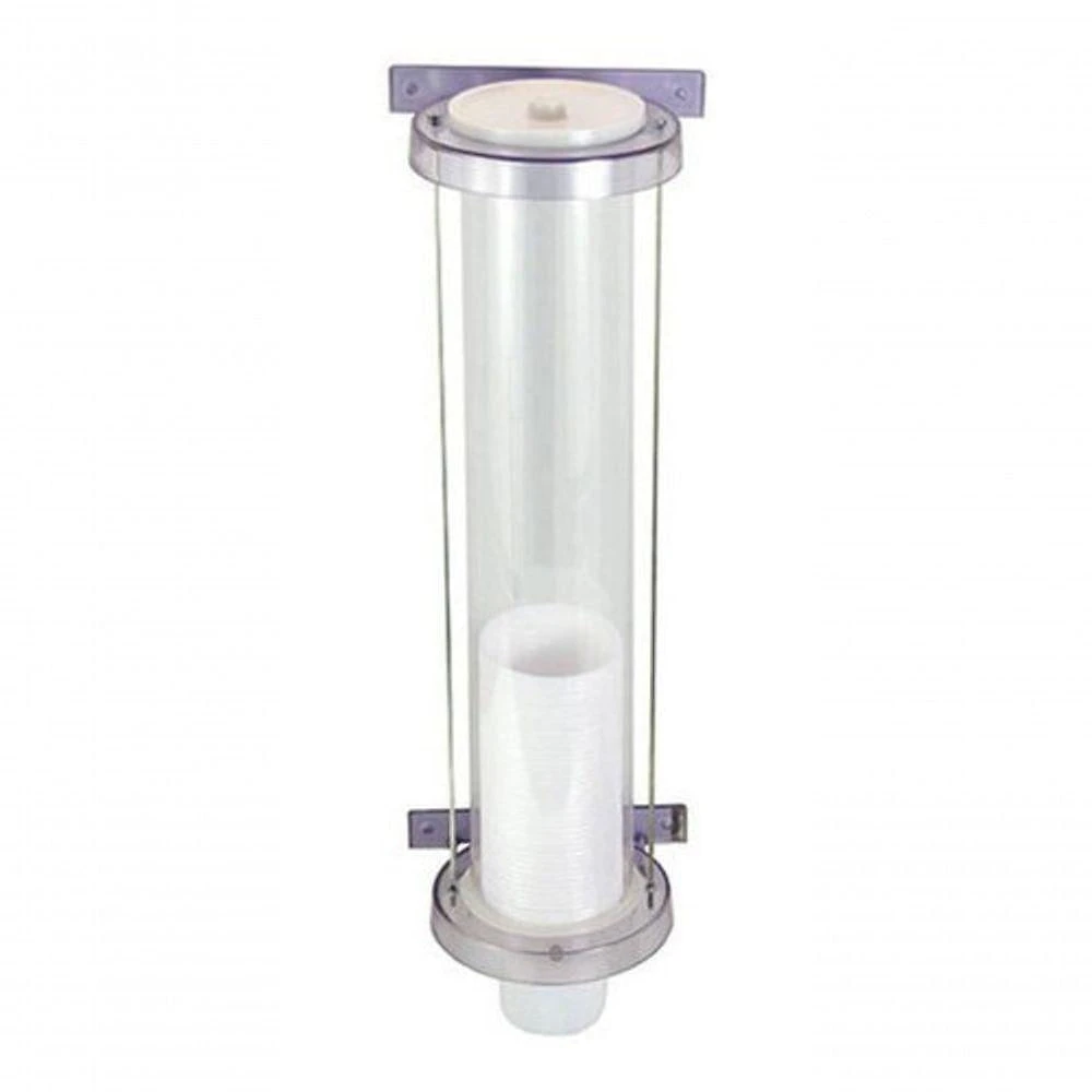 Dispenser de Parede Jsn para Copos de Chopp 300ml em Acrílico com Tampa Transparente Higipack