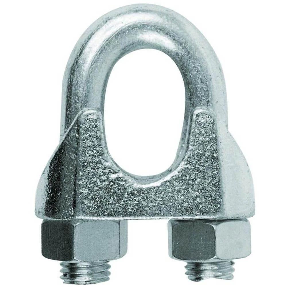 Clips P-cabo De Aco 3-8 Leve Quality Quality Fix Clips Leve Para Cabo De Aço 3-8" - Gl-10 - Quality Fix