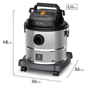 Aspirador de Pó e Água Electrolux GT20I 1800W 20L – Inox 110V