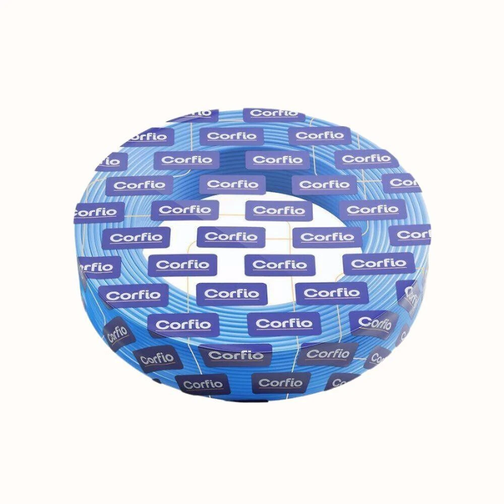 Rolo Com 100m De Cabo De Cobre 750v 2,5mm² Azul - Corfio