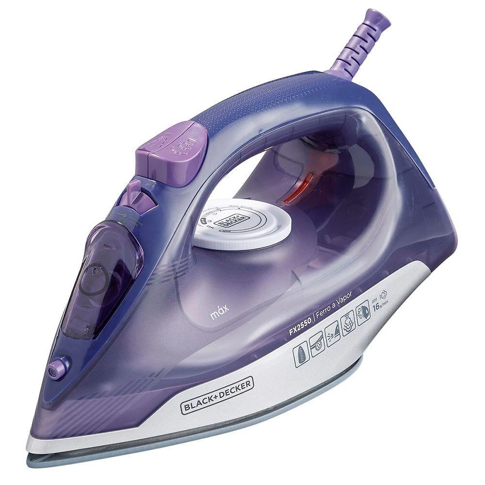 B&d 220 Ferro A Vapor Fx2550 Lilas/branco 220v
