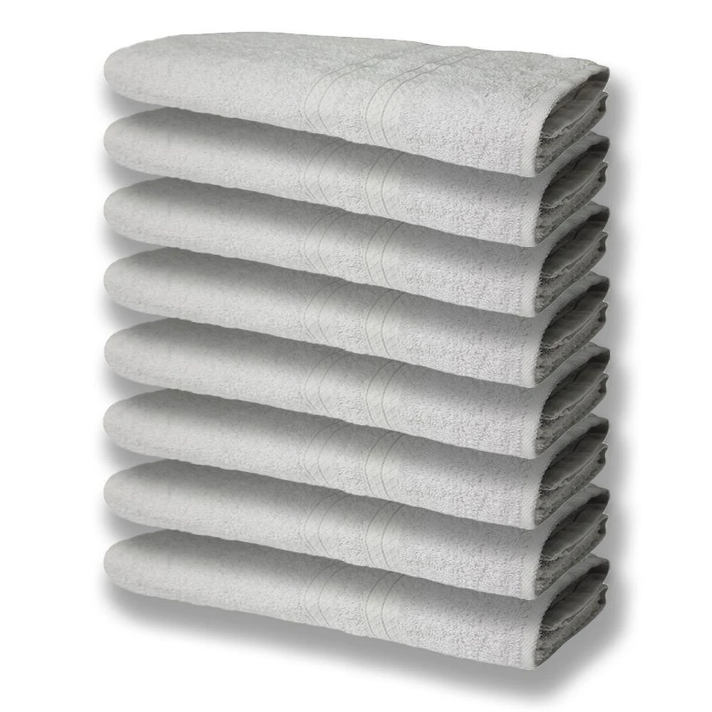 8 Toalhas Grande Super Felpudas E Grossa 80x150 Branco