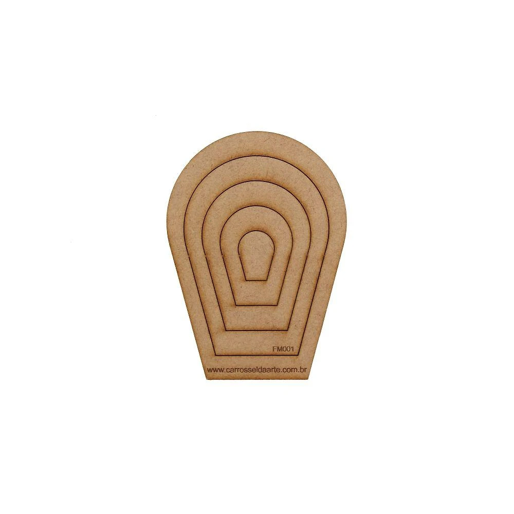 Gabarito Flor Mini Mdf Fm001