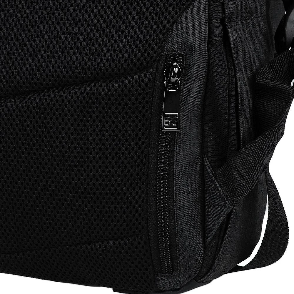 Mochila Masculina Executiva Para Notebook City Block Preta Preto