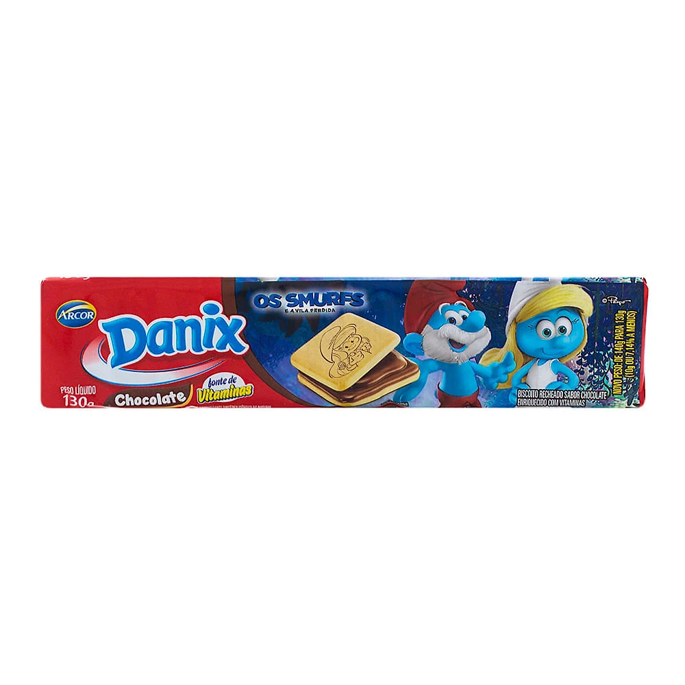Biscoito Recheado Danix Sabor Chocolate 130g