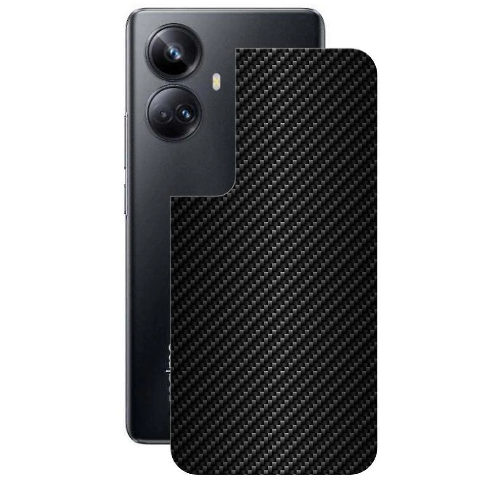 Película Gshield para Realme 10 Pro+ 5G Fibra de Carbono Preta com Proteção e Kit de Instalação 1