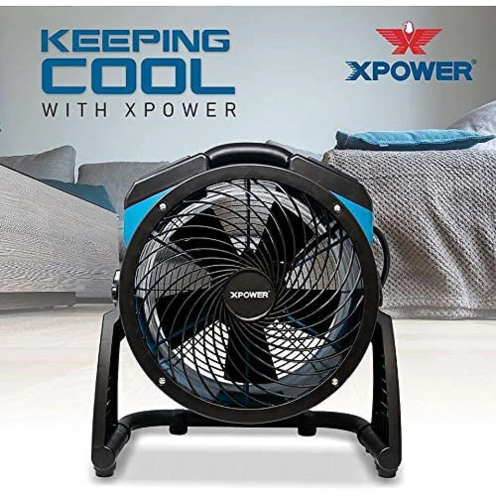 XPOWER P21AR Ventilador Industrial 30 cm com 4 Velocidades 110V Azul