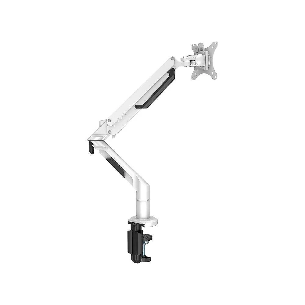 Suporte de Mesa Articulado para Monitor de 17" a 36" FlexiSpot MA8, Ajustes com Pistão a Gás, VESA, Branco - MA8W