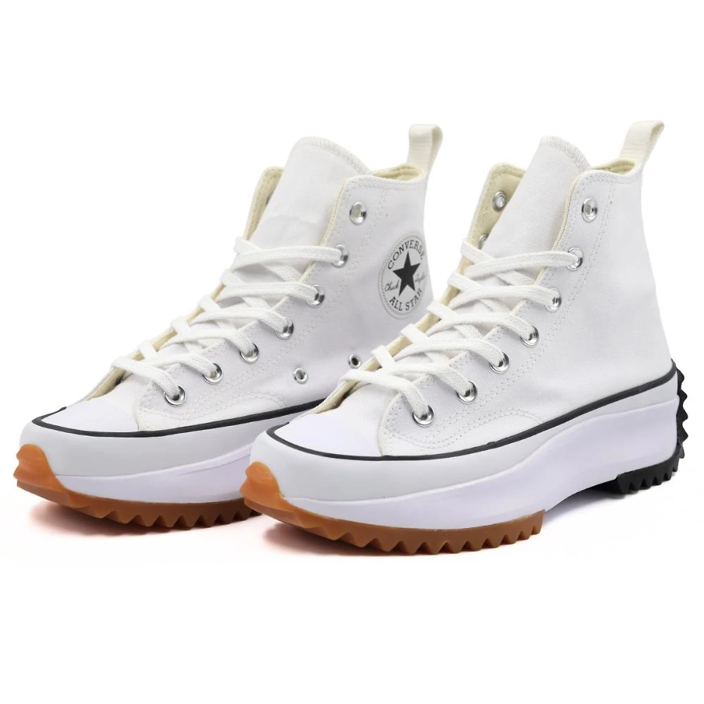 Miniatura Tênis Converse Run Star Hike Cano Alto Feminino BRANCO/PRETO - 34