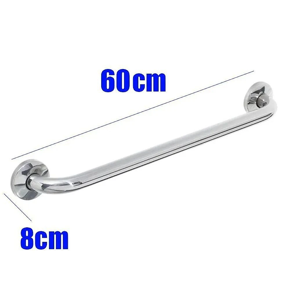 Alça De Apoio 60cm Barra Segurança Kit 6 Unidades Idoso Criança Cadeirante Gestante Acessibilidade
