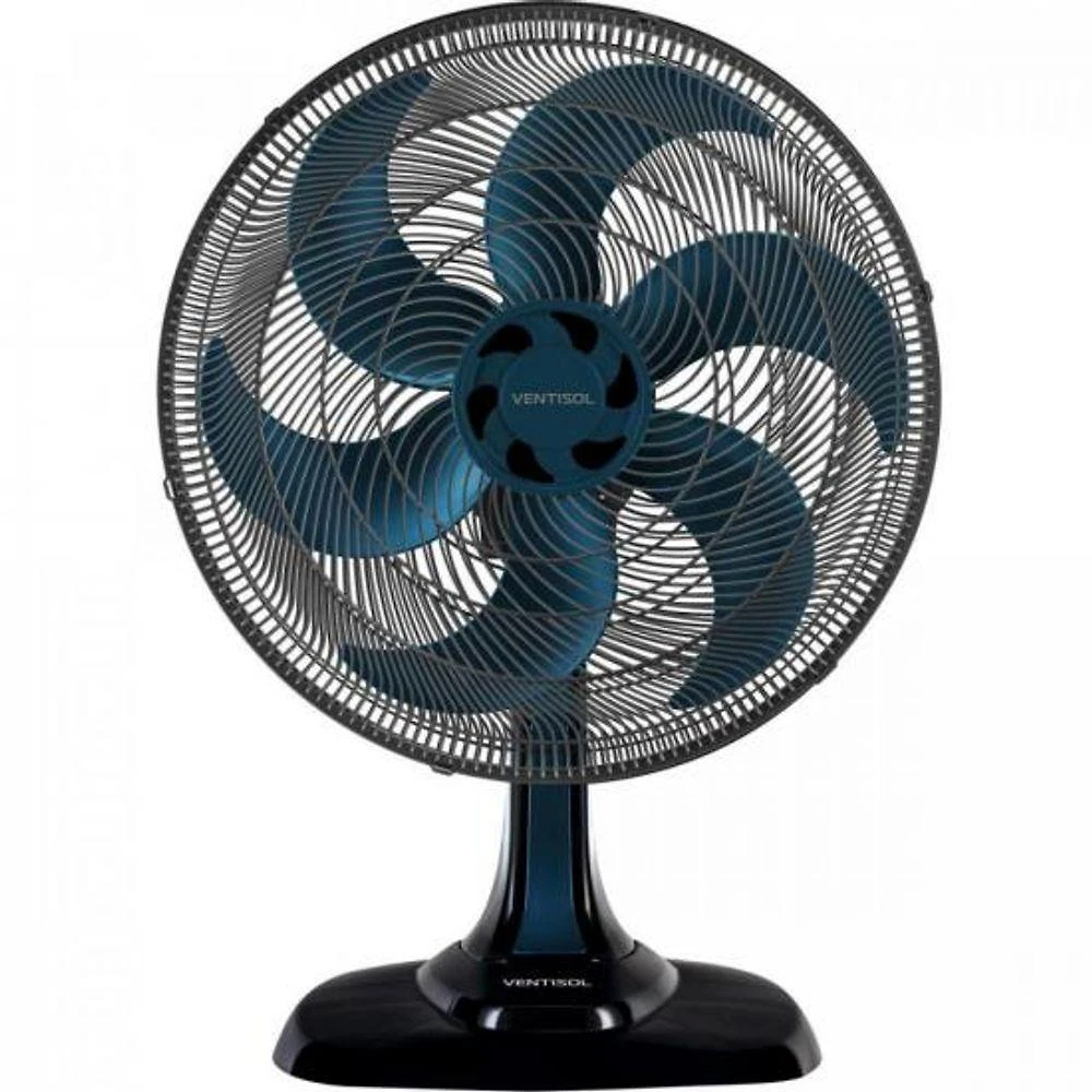 Ventilador De Mesa 50 Cm 110V Turbo6 Azul Ventisol