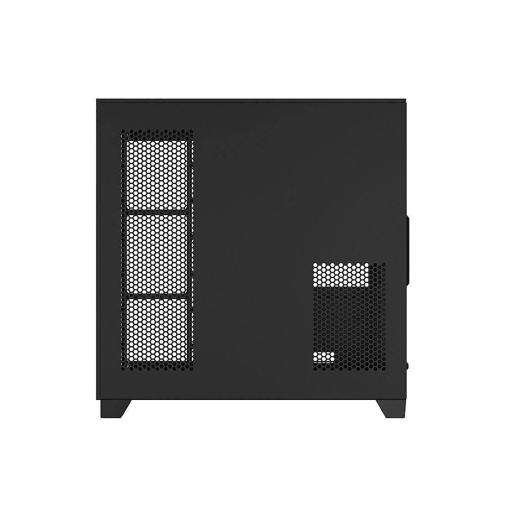 Gabinete Gamer Pcyes Max Black Vulcan com Aço 0,7mm 435CM 410MM Preto