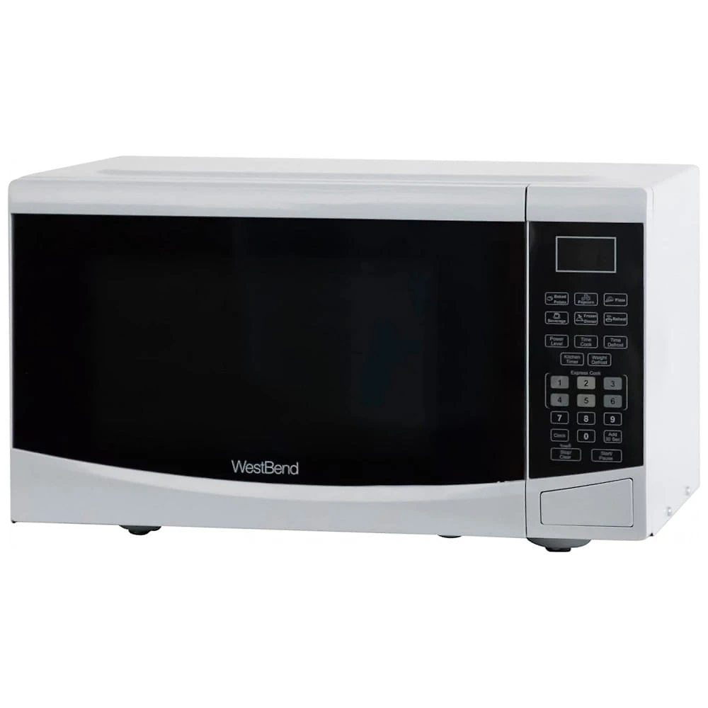Micro Ondas de Bancada 25L com 6 Programas, 110V 900W, West Bend WBMW92W, Branco