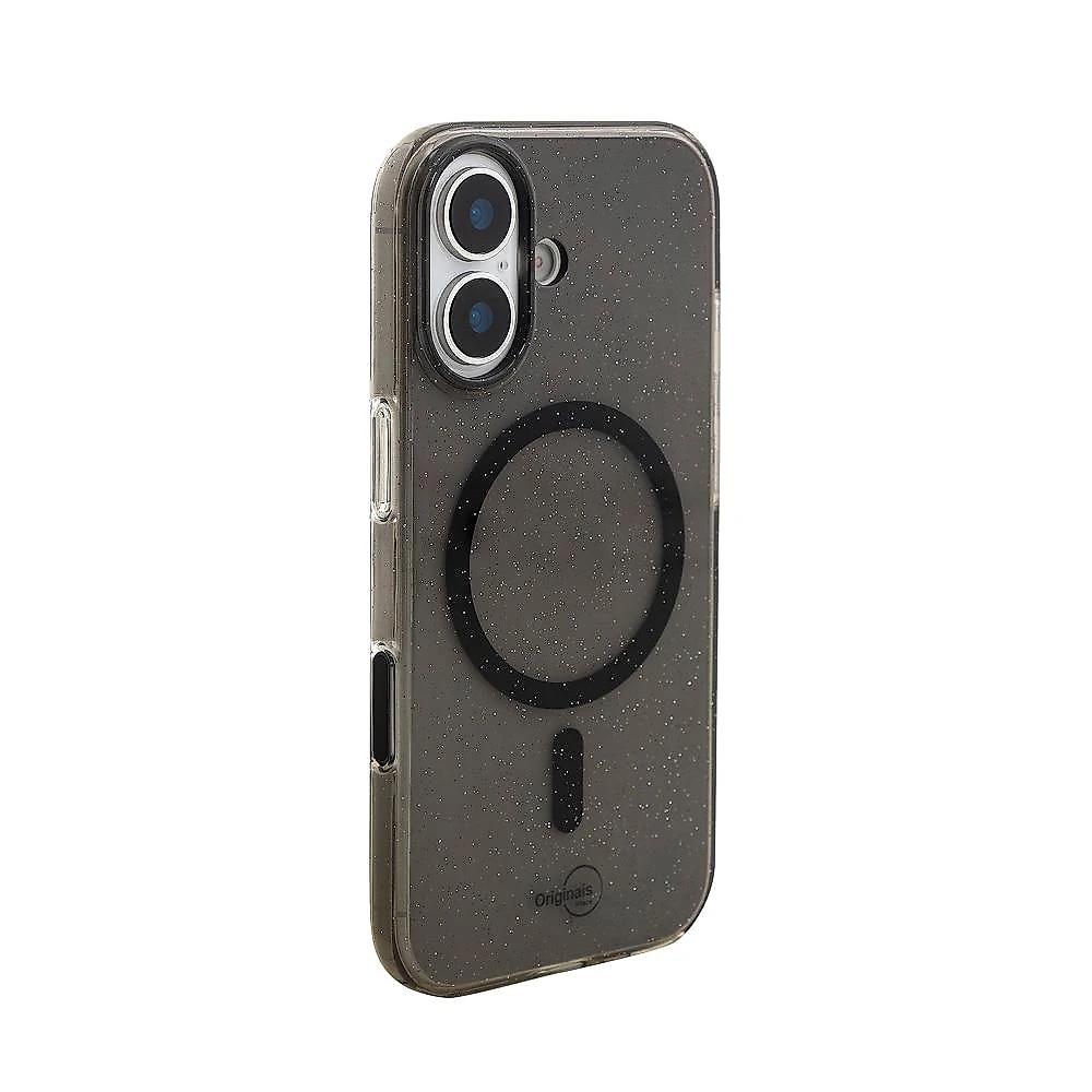 Capa iPhone 17 Shine, Originais iPlace, Preto com brilho