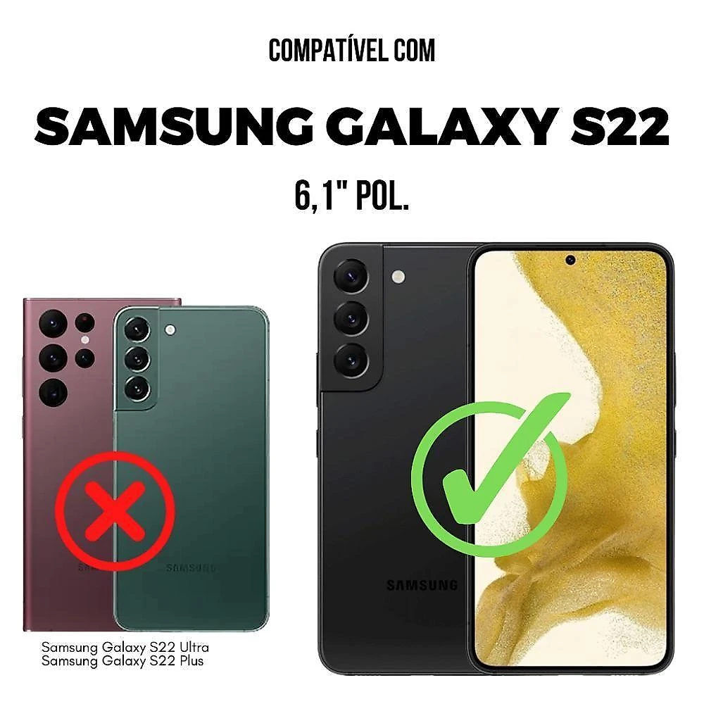 Película Para Samsung Galaxy S22 5g - Frente E Verso - Full Body Armor 360° - Gshield