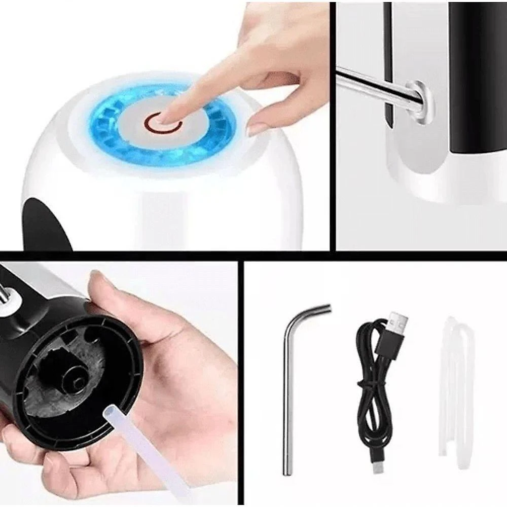 Bomba Elétrica Universal Para Galão De água Recarrgavel