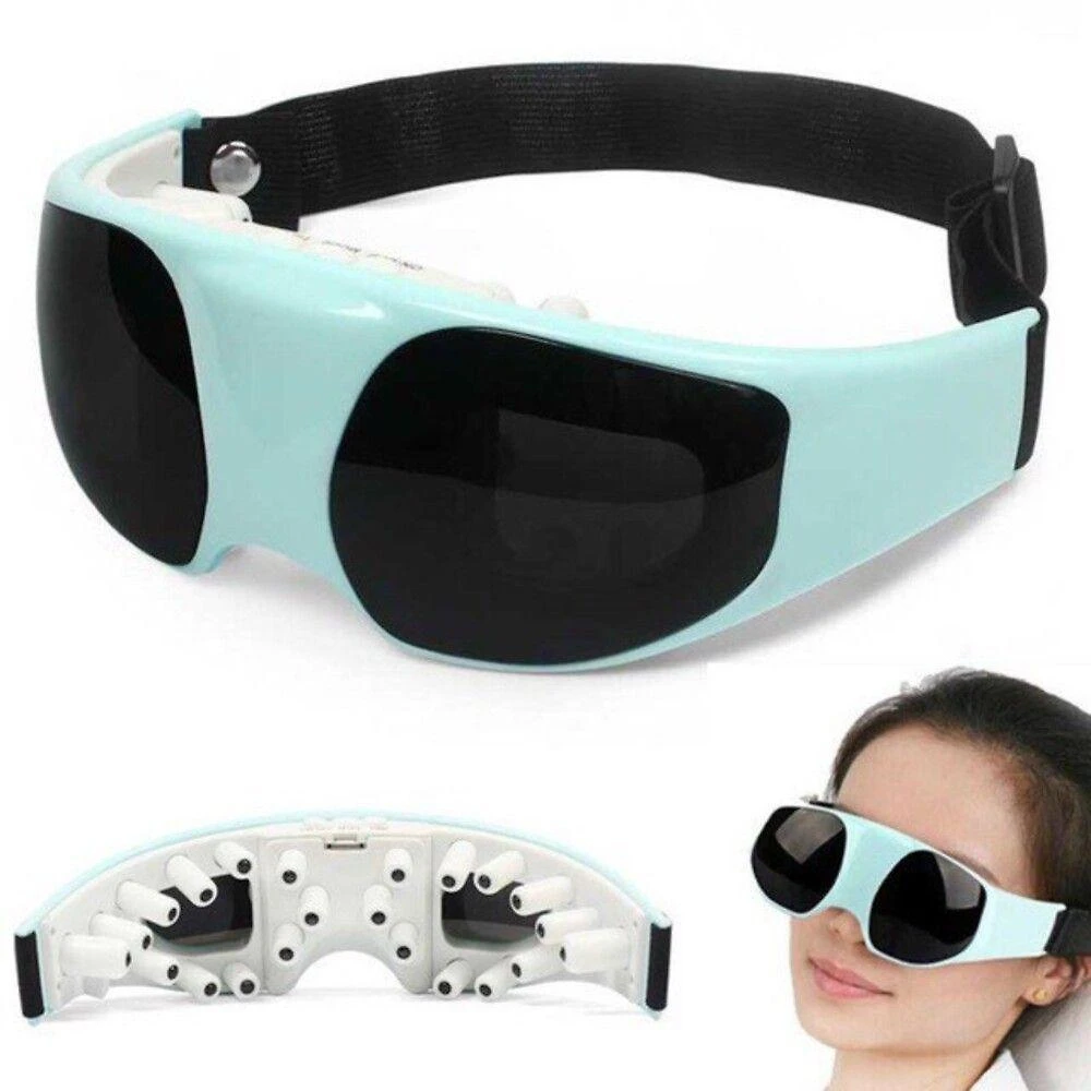 Óculos Massageador de Olhos Yeet com Vibração Multifrequencial e Magnetoterapia 24 Ímãs Bivolt