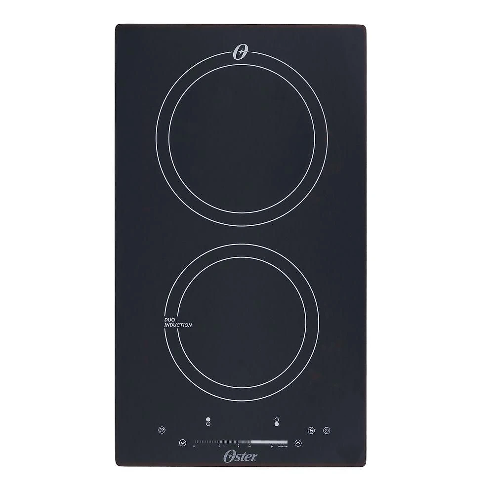 Cooktop 2 Bocas Indução Com Painel Touch Vidro Preto 110V 2 Em 1 Otop202 Oster