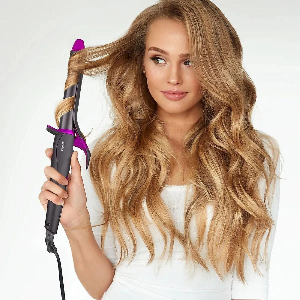 Cacheador de Cabelo PEC15 Placas Cerâmica 230° PTC Amarelo Philco Bivolt 38CM