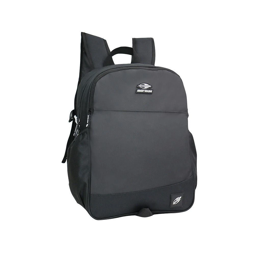 Mochila Masculina Mormaii Reforçada Escolar Poliester Preto 20L Compartimento para Laptop