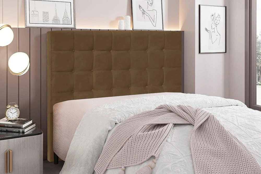 Cabeceira Solteiro 90Cm Suede Verona