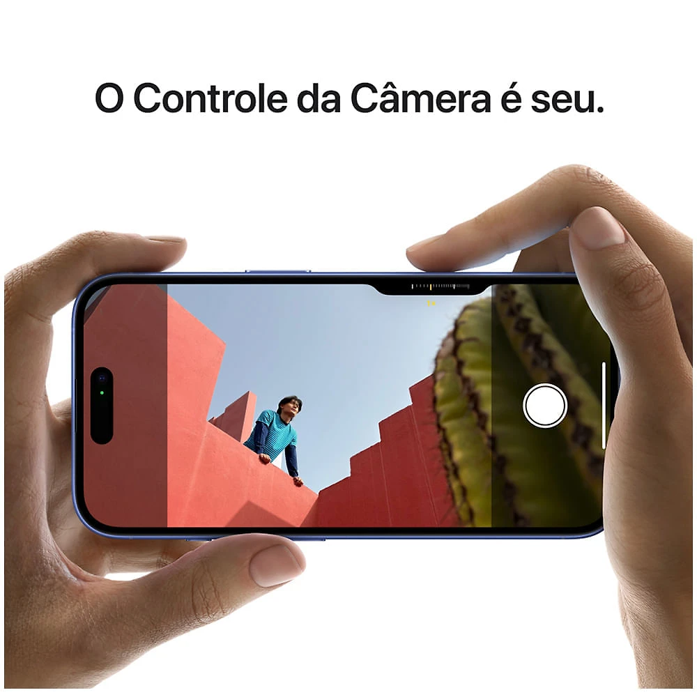 iPhone 16 Apple (128GB) Preto, Tela de 6,1", 5G e Câmera de 48MP Bivolt