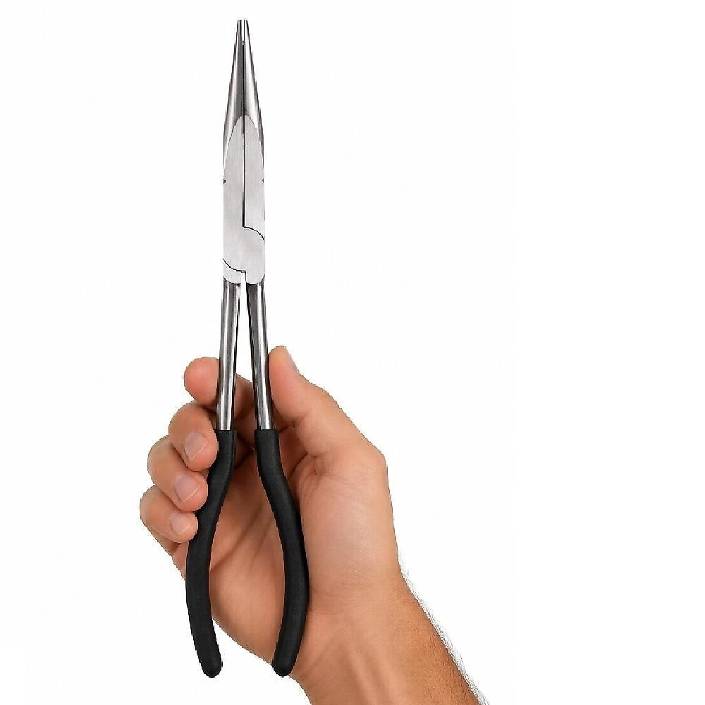 Alicate Bico Reto Extra Longo 11 Polegadas Aço Carbono Cabo PVC webcontinental-7736214802293