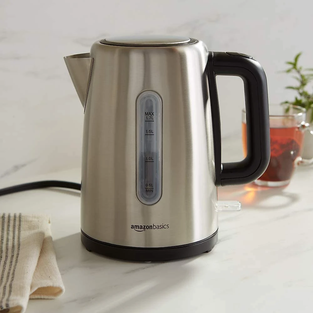 AMZ Basics Chaleira Elétrica Capacidade 17 L 1500W Aço inoxidável