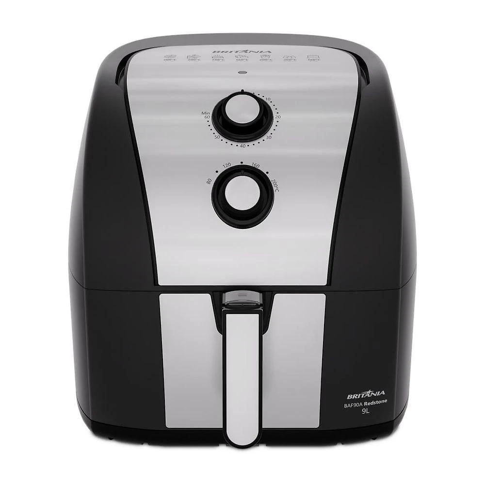 Air Fryer Britânia 9L 2000W Antiaderente Redstone BAF90A 220V