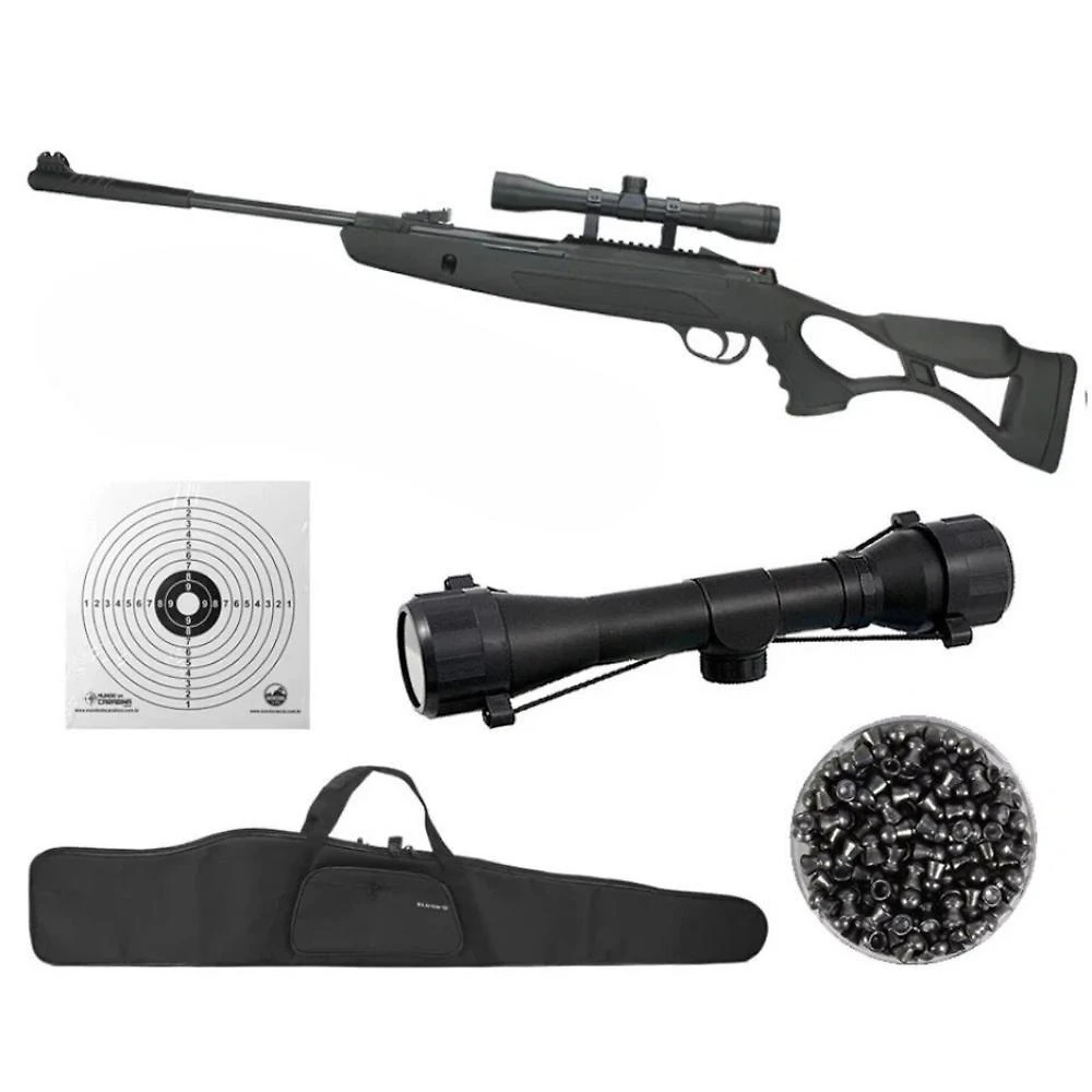 Carabina Pressão Hatsan Strike Pd Gr 60kg + Kit Super