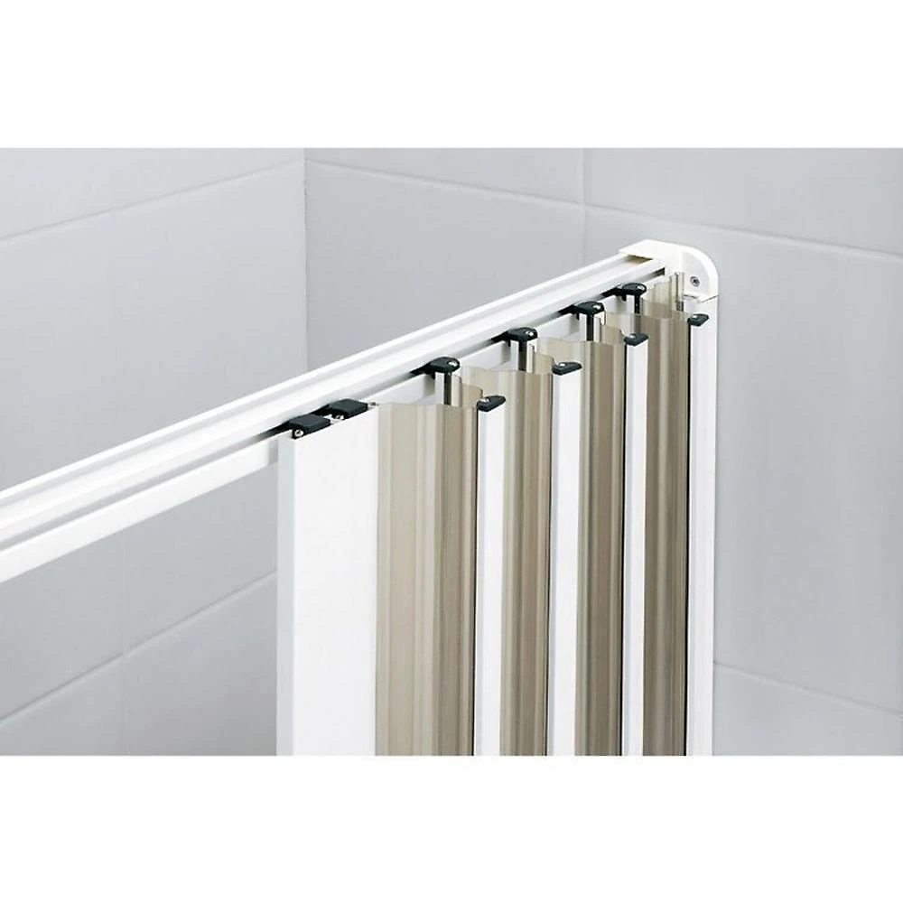 3 Kits Box Frontal de Pvc 185x100cm Sanfonado Bcf Branco