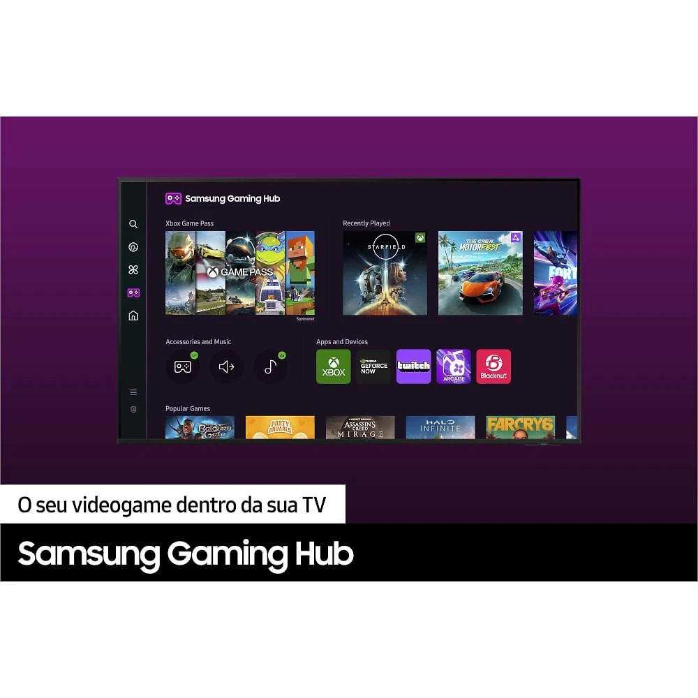 Smart TV Samsung 60" UHD 4K 2024 60DU7700