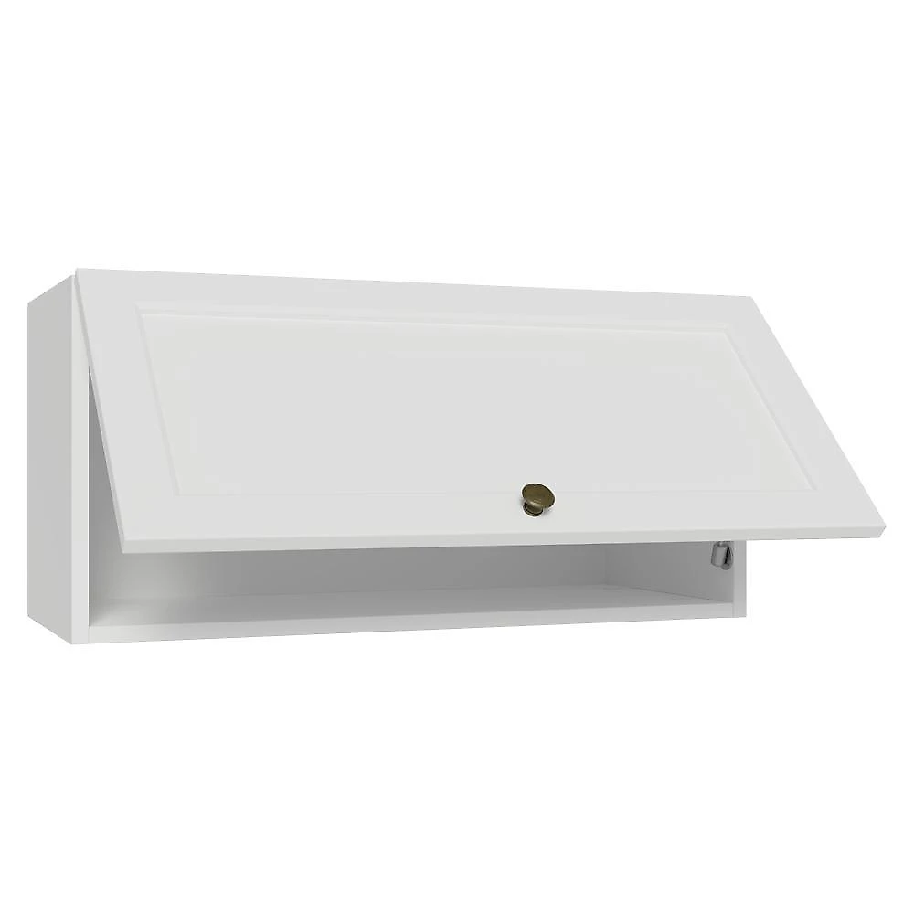 Armário aéreo 70 cm 1 porta basculante branco vik madesa