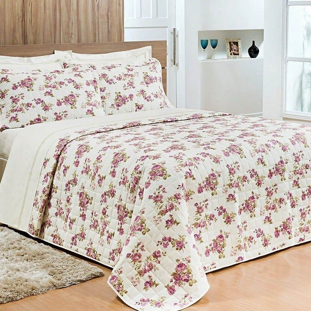 Cobre Leito 200 Fios 3 Peças Verona 193x203cm
