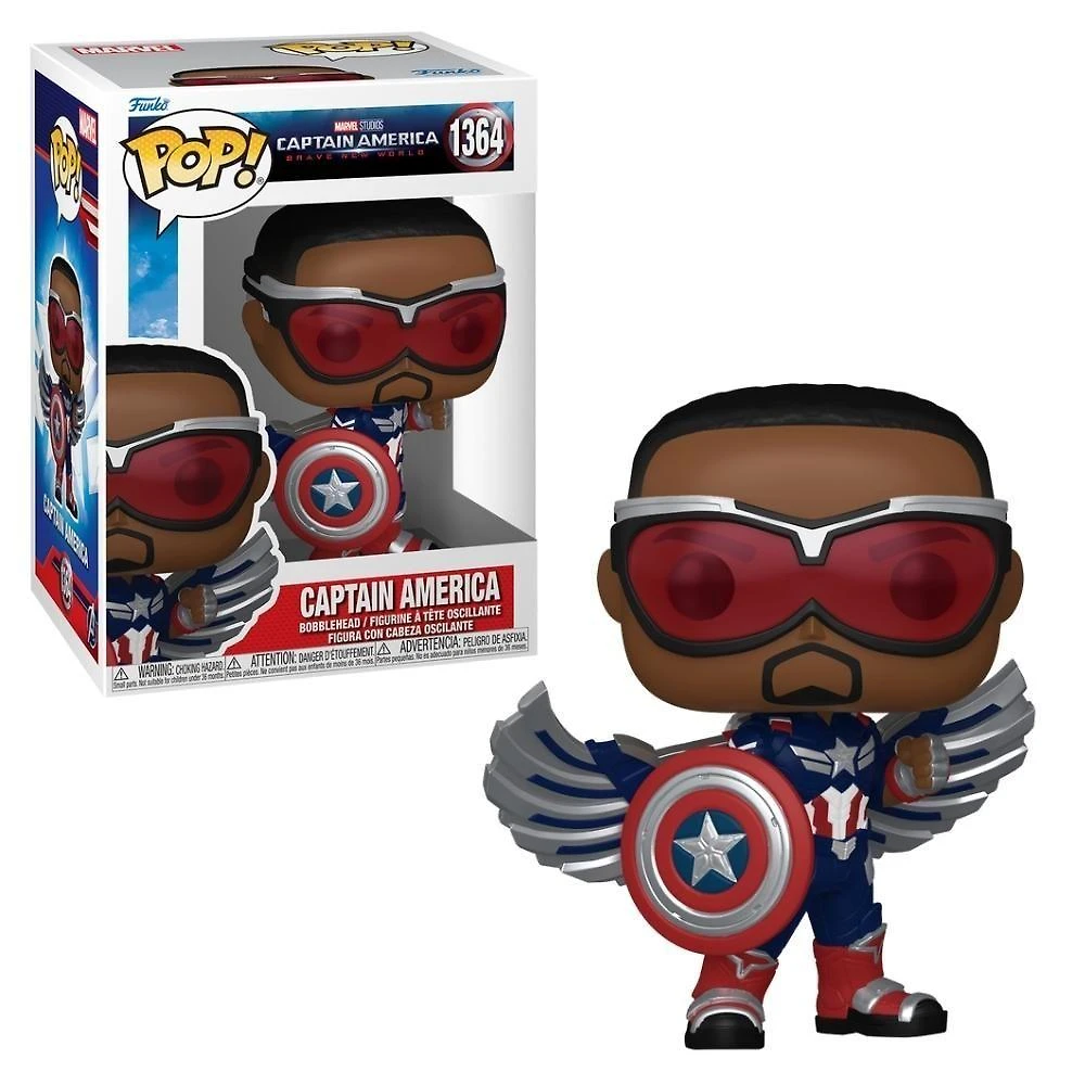 Boneco Funko Pop! Capitão América 4 - Capitão América (sam)